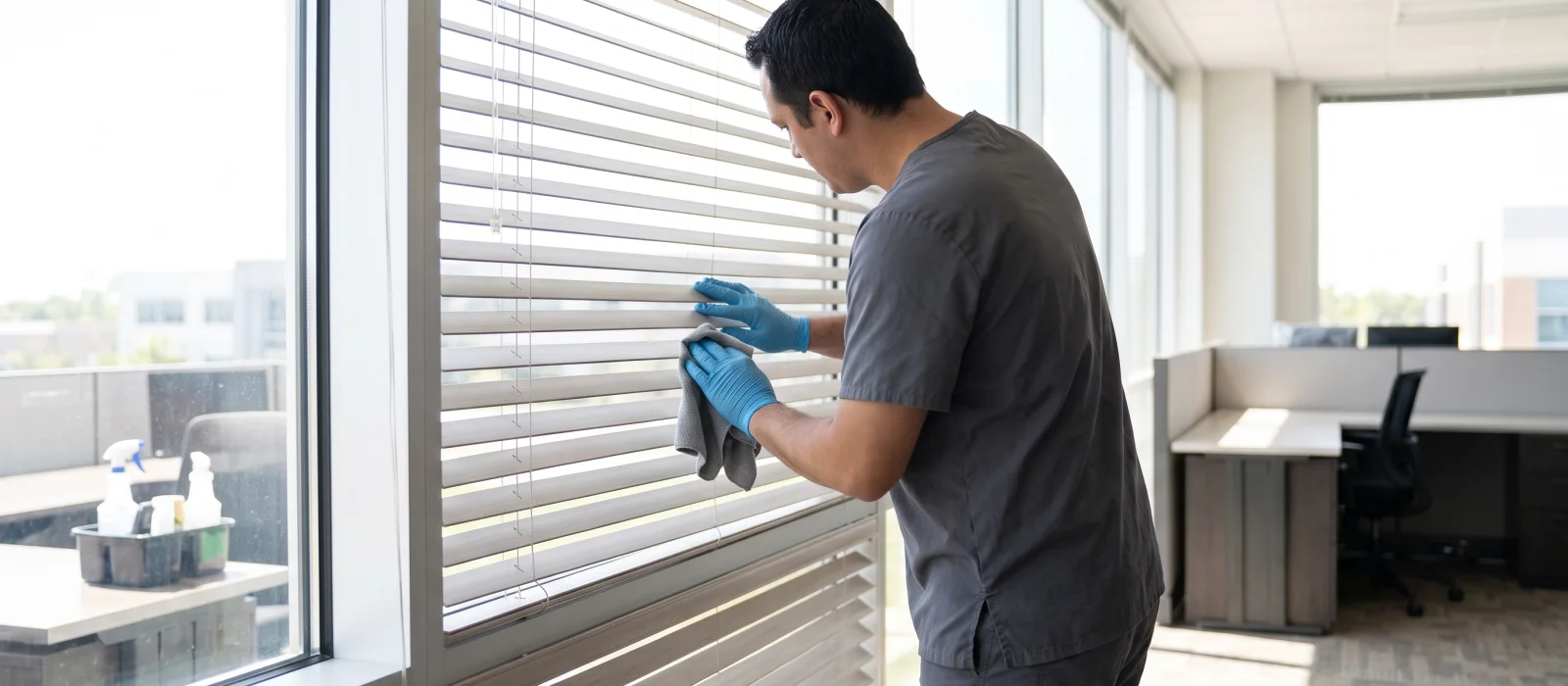 Blinds Cleaning for Florida commercial properties