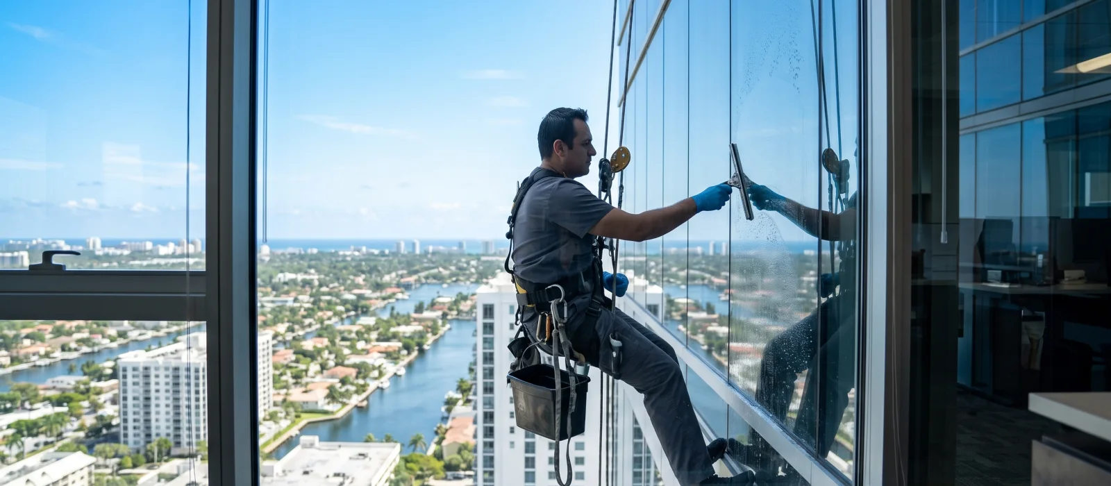 Window Washing for Florida commercial properties
